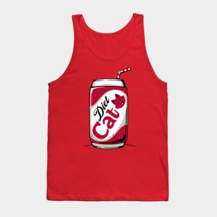 Diet Cat Can Pop Soda by Tobe Fonseca Tank Top